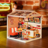 Rolife Yum Yum Burgers DIY Plastic Miniature House [DW010] - Hobbytech Toys