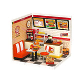 Rolife Yum Yum Burgers DIY Plastic Miniature House [DW010] - Hobbytech Toys