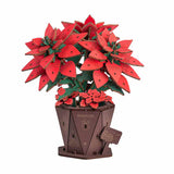 Rowood Poinsettia DIY Flower Bouquet 3D Wooden Kit [TF001]
