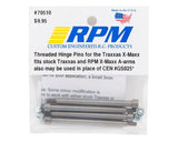 RPM 70510 X-Maxx Threaded Hinge Pin Set - Hobbytech Toys