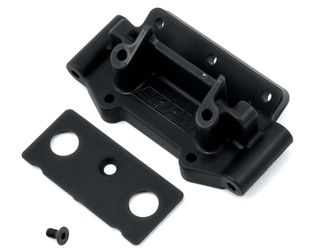 RPM Front Bulkhead for Traxxas 2WD (Black) - Hobbytech Toys
