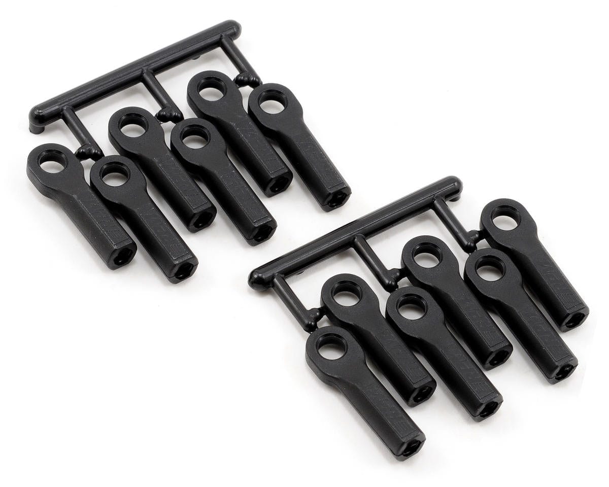 RPM Long Turnbuckle Rod End Set for Traxxas Chassis (Black) (12) - Hobbytech Toys