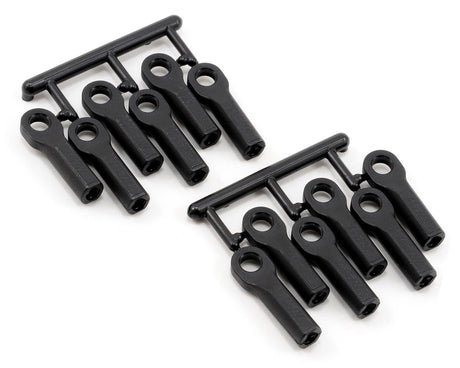 RPM Long Turnbuckle Rod End Set for Traxxas Chassis (Black) (12) - Hobbytech Toys