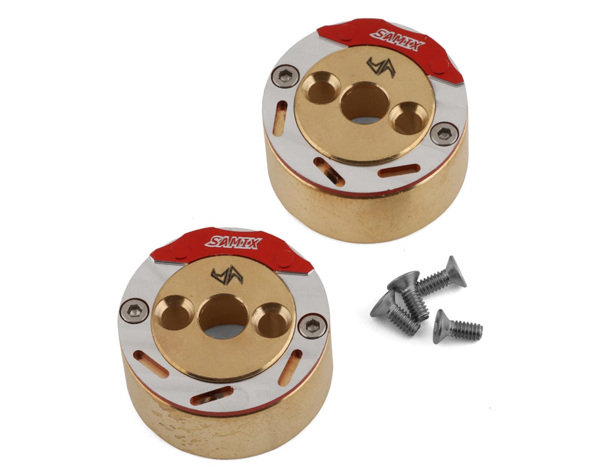 Samix Brass Rear Counter Weights for Traxxas TRX-4M (Gold) (2) (24g)