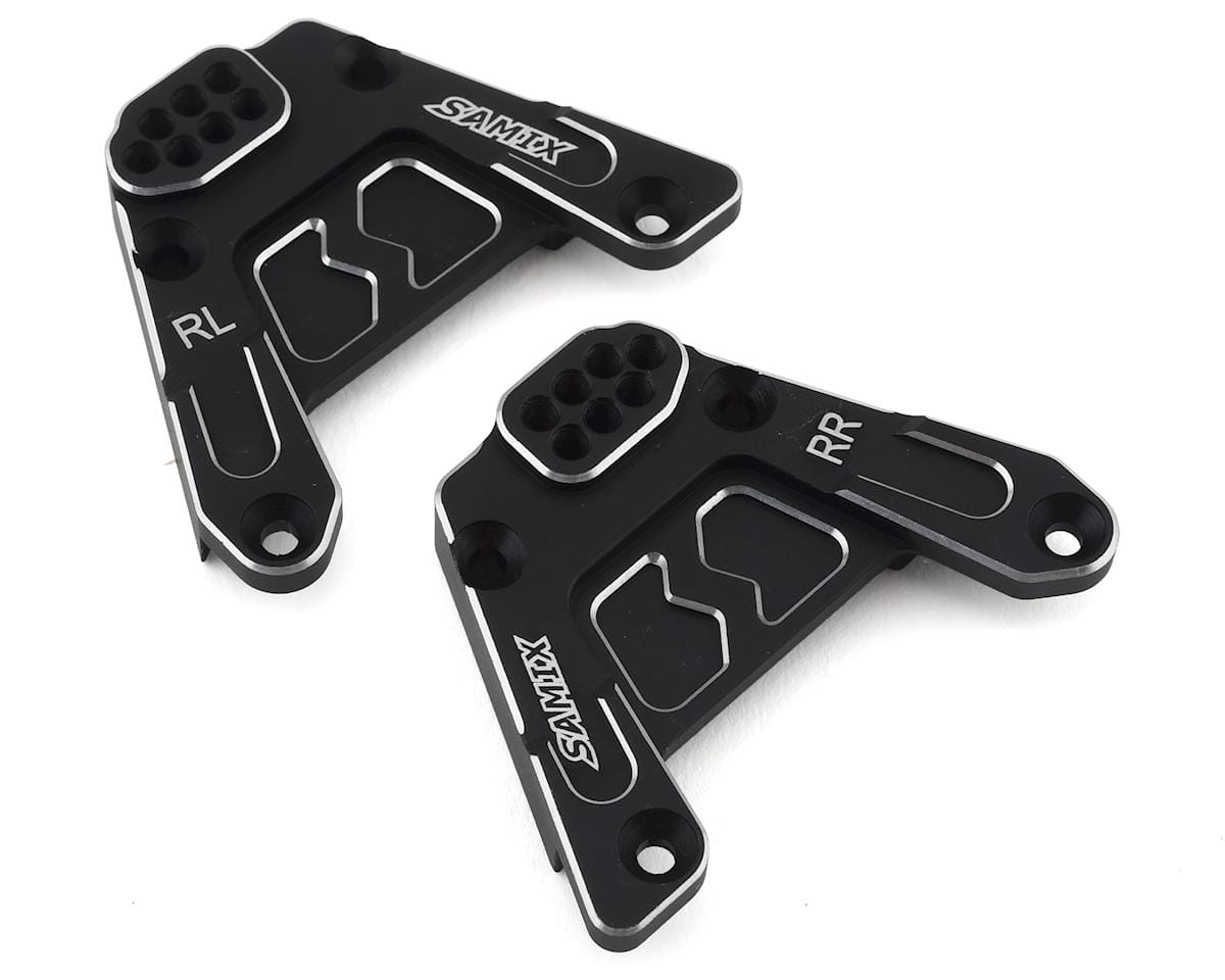 Samix SCX10 III Rear Shock Plate (2) (Black)**