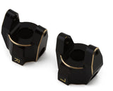 Samix SCX10 Pro Brass Front C-Hub Carriers Black 2