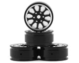 Samix SCX24 Aluminum 1.0" Wheel Set (Black) (4)**