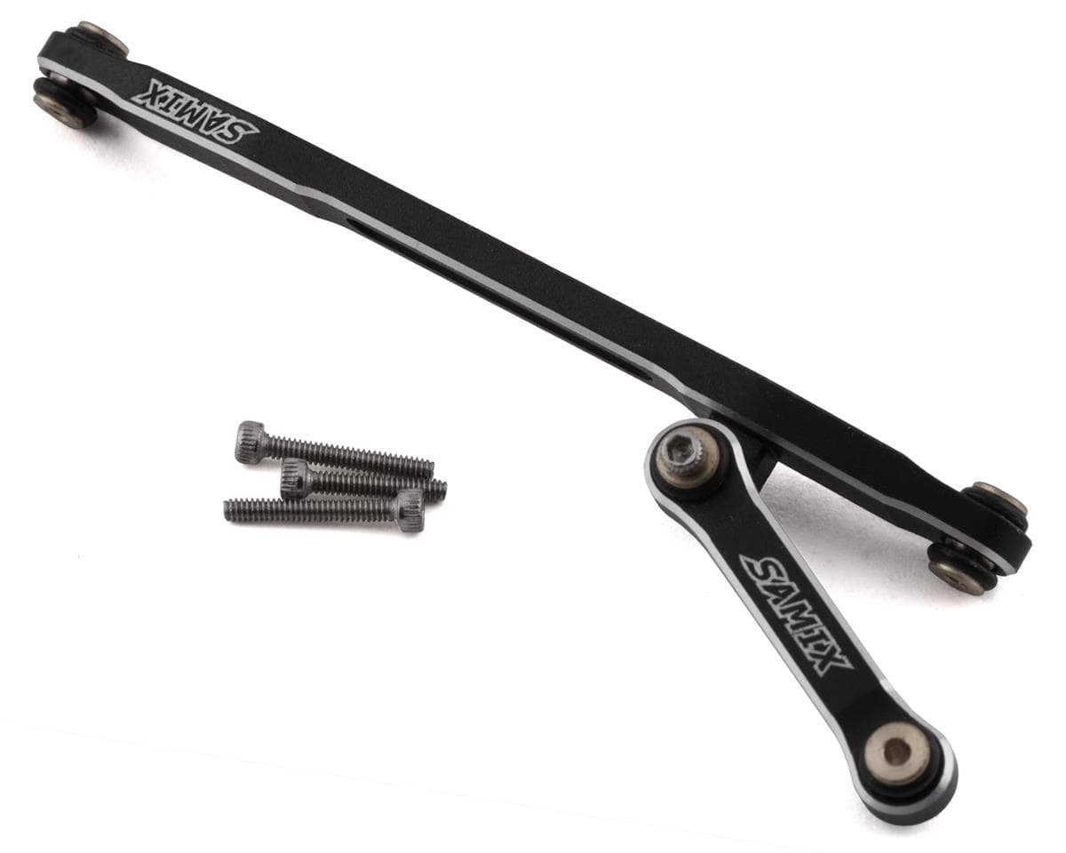 Samix SCX24 Aluminum Steering Link Set (Black)**