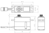 Savox SV1261MG 20kg - Mini Digital High Voltage Aluminum Case Servo - Hobbytech Toys