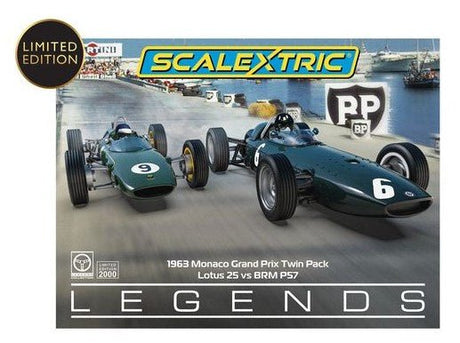 Scalextric 1963 Monte Carlo Grand Prix - Twin Car Pack Slot Car [C4580A] - Hobbytech Toys