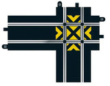 Scalextric 90-Degree Track Crossover [C8210]
