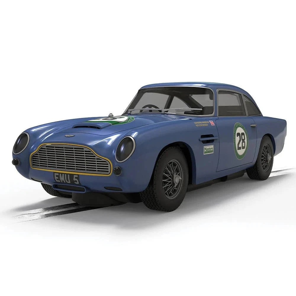 Scalextric Aston Martin DB5 - Blue / Yellow - Historic GT Racing Slot Car [C4599] - Hobbytech Toys