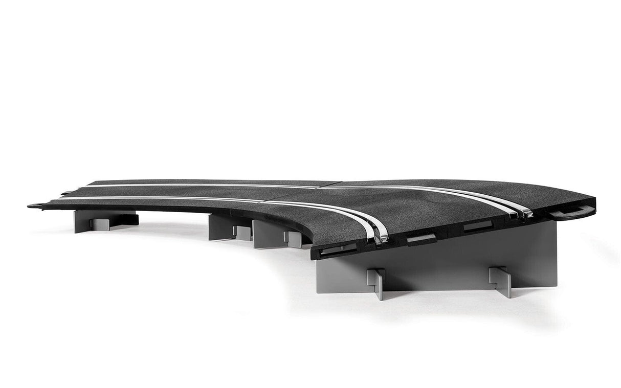 Scalextric Banked Curve 45 Degrees  with Supports Radius 3 [C8297]