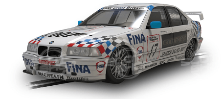 Scalextric BMW 320i - BTCC 1995 - David Brabham Slot Car [C4574] - Hobbytech Toys