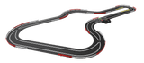 Scalextric C1434 World GT Arc Air Slot Car Set - Sleek, intricate racing track with sharp turns and vibrant red and black design.