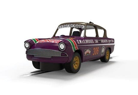 Scalextric Ford Anglia 105e George Polley 306 Slot Car [C4584] - Hobbytech Toys