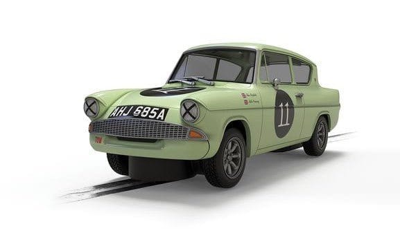 Scalextric Ford Anglia 105e - Theo Paphitis Slot Car [C4617] - Hobbytech Toys