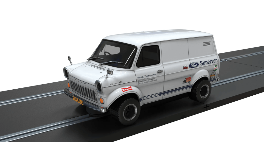 Scalextric Ford Transit Supervan Slot Car [C4650]