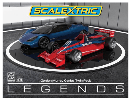 Scalextric Gordon Murray Design Genius - Twin Car Pack Slot Car [C4601A] - Hobbytech Toys