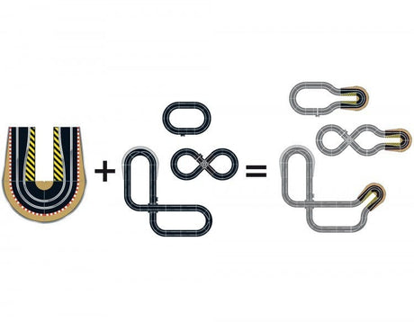 Scalextric Hairpin Curve Track Accessory Pack [C8195]