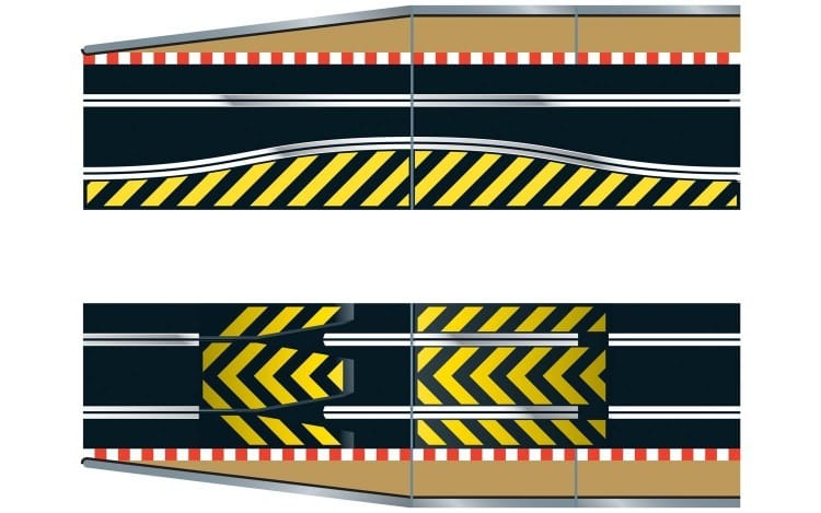 Scalextric Jump and Side Swipe Track Accessory Pack [C8194]