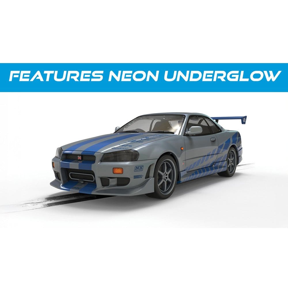Scalextric Nissan R34 Skyline - 2Fast 2Furious Slot Car [C4674]