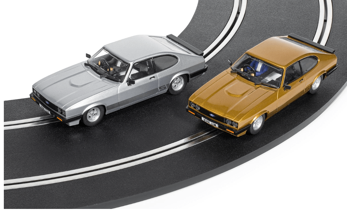 Scalextric The Professionals - Ford Capri Twin Pack Slot Cars [C4642] - Hobbytech Toys