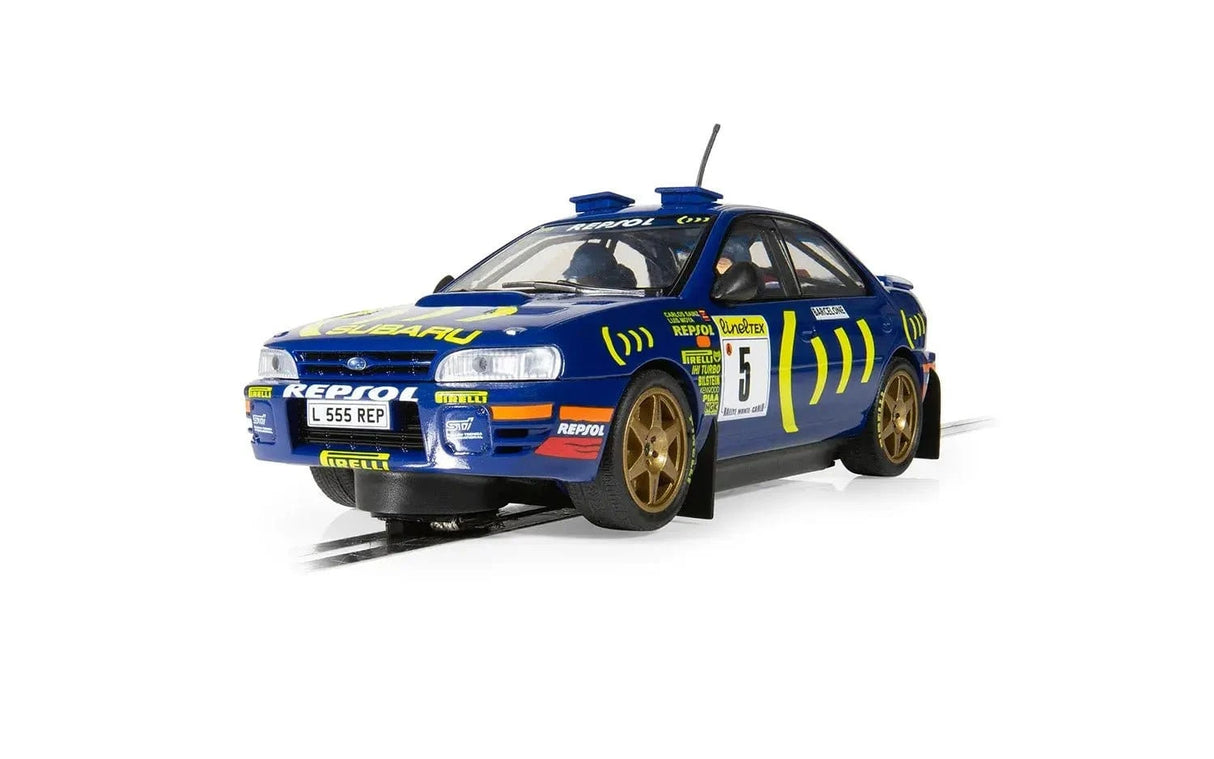 Scalextric Subaru Impreza WRX - 1995 Carlos Sainz Slot Car [C4555] - Hobbytech Toys