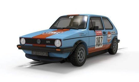 Scalextric Volkswagen Golf - Gulf Edition Slot Car [C4609] - Hobbytech Toys