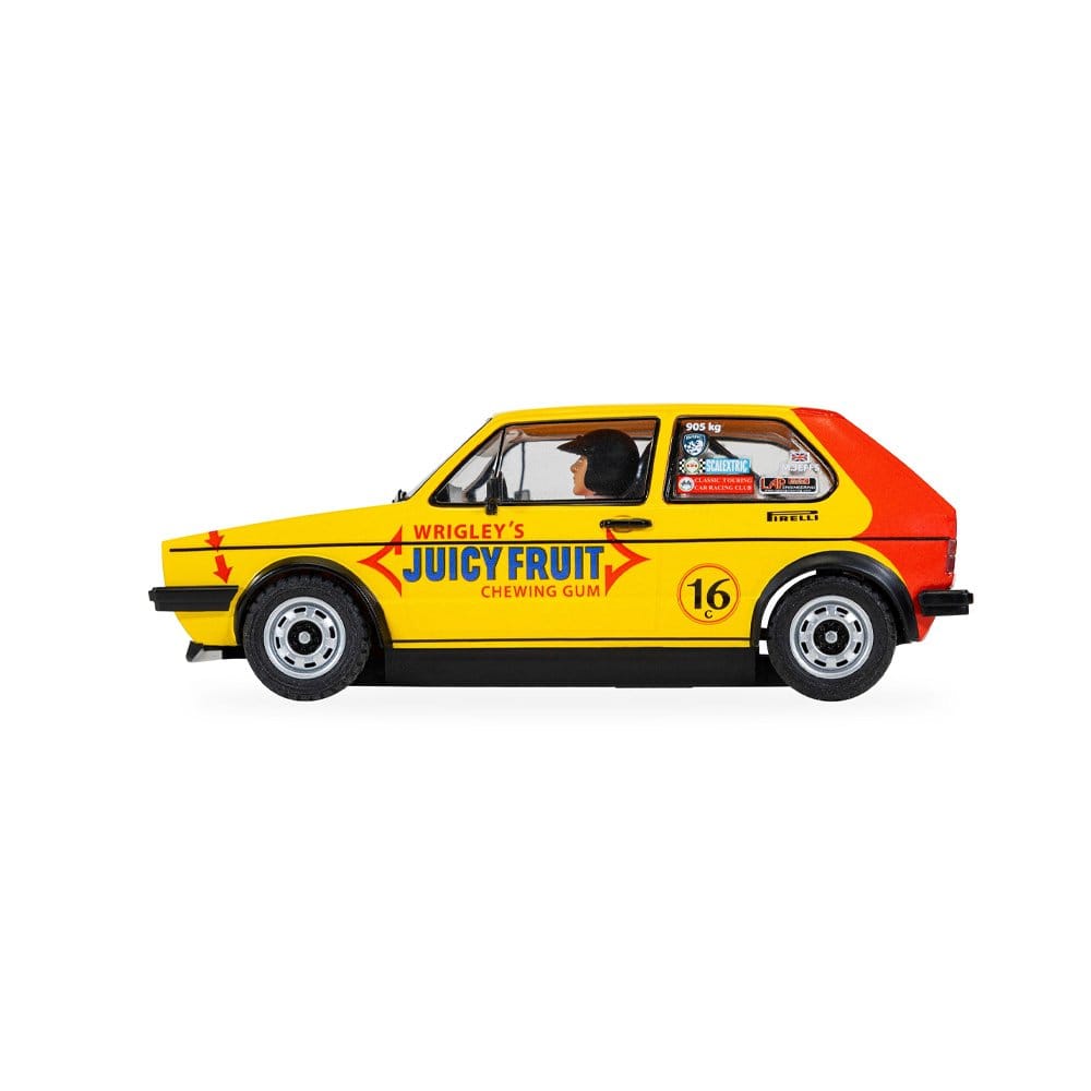 Scalextric Volkswagen Golf Mk1 - Malcolm Jeffs Racing Slot Car [C4625]