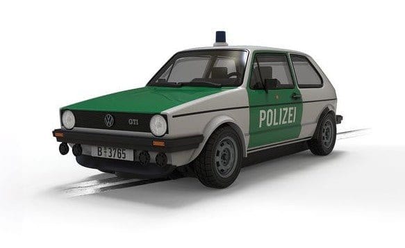 Scalextric Volkswagen Golf MK1 - Polizei Edition Slot Car [C4572] - Hobbytech Toys