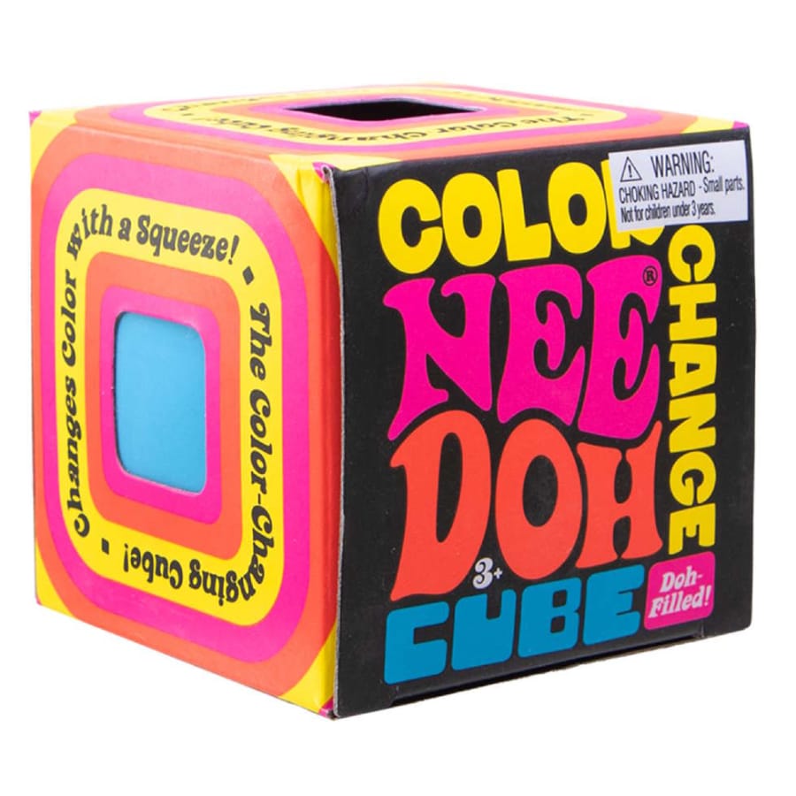 Schylling - Colour Change Cube Shape NeeDoh