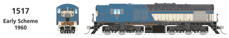 SDS HO QR 1460/1502 Class Locomotive 1517 Early DC - Hobbytech Toys