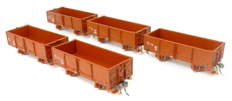 SDS HO RY Open Wagon 7in Lettering (5 pack) - Hobbytech Toys