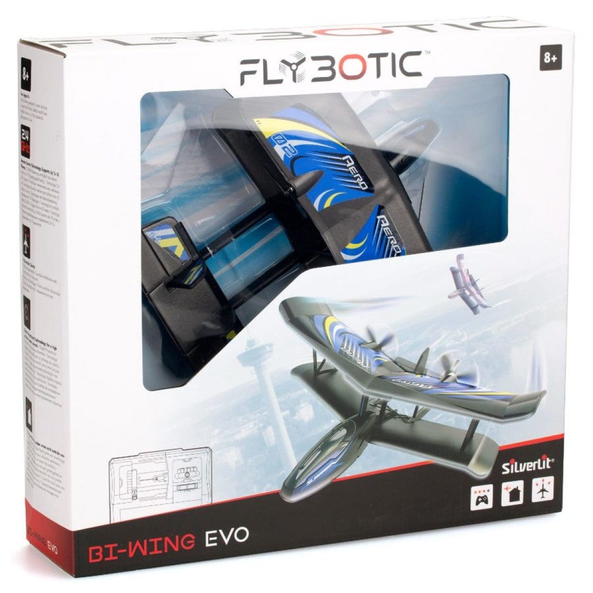 Silverlit Radio Control Bi - Wing Evo Plane Assorted (1) - Hobbytech Toys