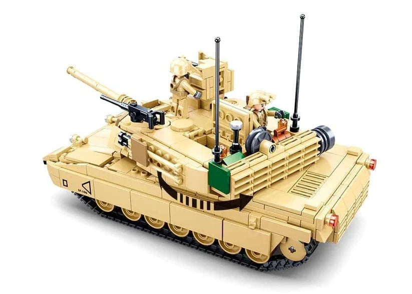 Sluban 0892 M1A2 v2 Abrams Battle Tank - 781pc Kit - Hobbytech Toys