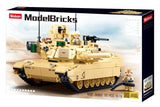 Sluban 0892 M1A2 v2 Abrams Battle Tank - 781pc Kit - Hobbytech Toys