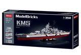 Sluban 1102 Bismarck Battleship 2in1 - 1849pc Kit - Hobbytech Toys
