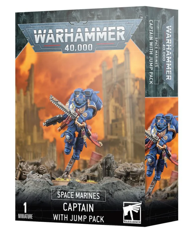 Warhammer 40000: Space Marines 48-17 Captain with Jump Pack - Hobbytech Toys