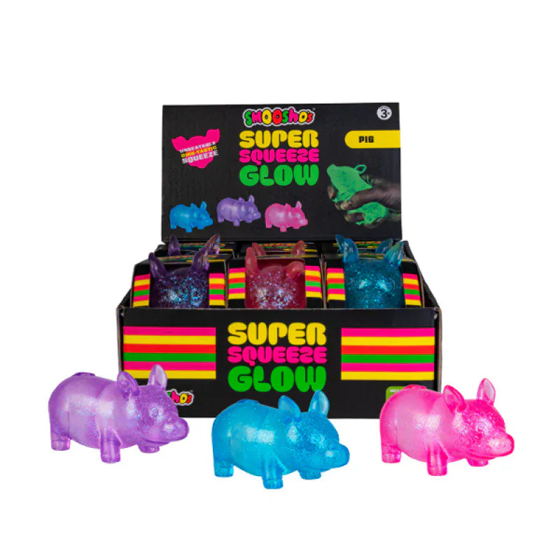 Smooshos Super Squeeze Glow Pig - Assorted (1)
