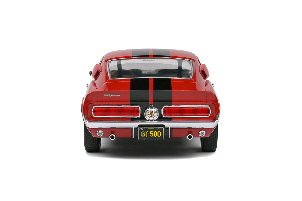 Solido 1/18 1967 Shelby GT500 Red Diecast Model**