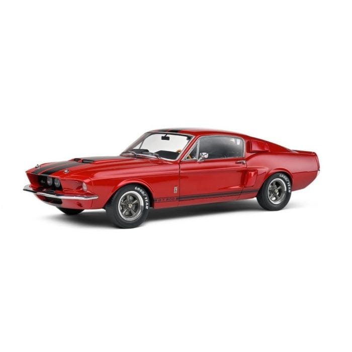 Solido 1/18 1967 Shelby GT500 Red Diecast Model**