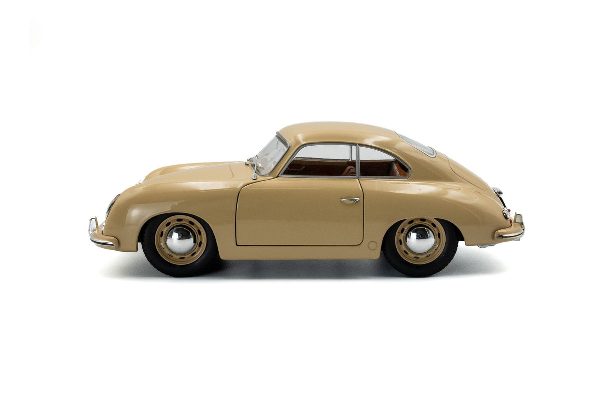 Solido 1/18 Brown 1953 Porsche 356 PRE-A Diecast Model