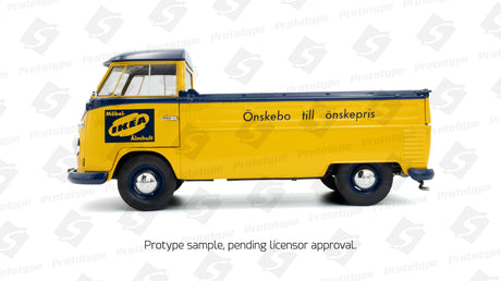 Solido 1/18 Yellow 1950 VW T1 Pickup Diecast Model