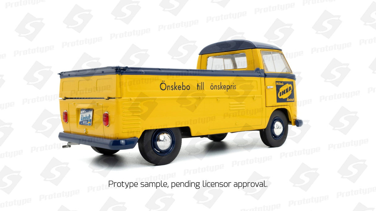 Solido 1/18 Yellow 1950 VW T1 Pickup Diecast Model