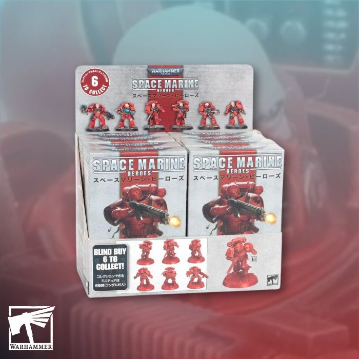 Space Marine Heroes Series 4 Display - Blood Angels Collection Two - Assorted (1) - Hobbytech Toys