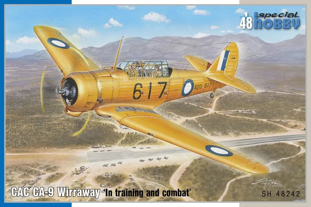 Special Hobby 1/48 CAC Wirraway In training and Combat Plastic Model Kit - Aus Decals