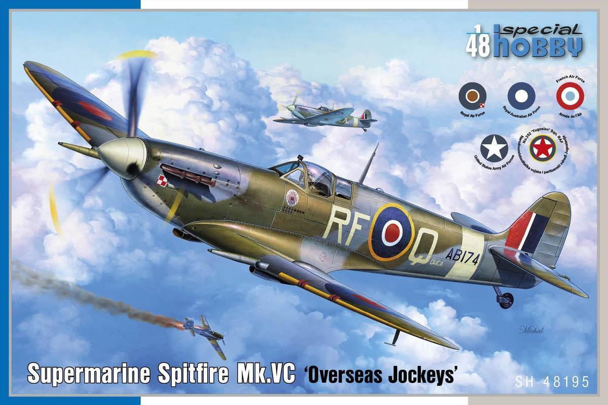 Special Hobby 1/48 Supermarine Spitfire Mk.VC Overseas Jockeys Plastic Model Kit - Aus Decals
