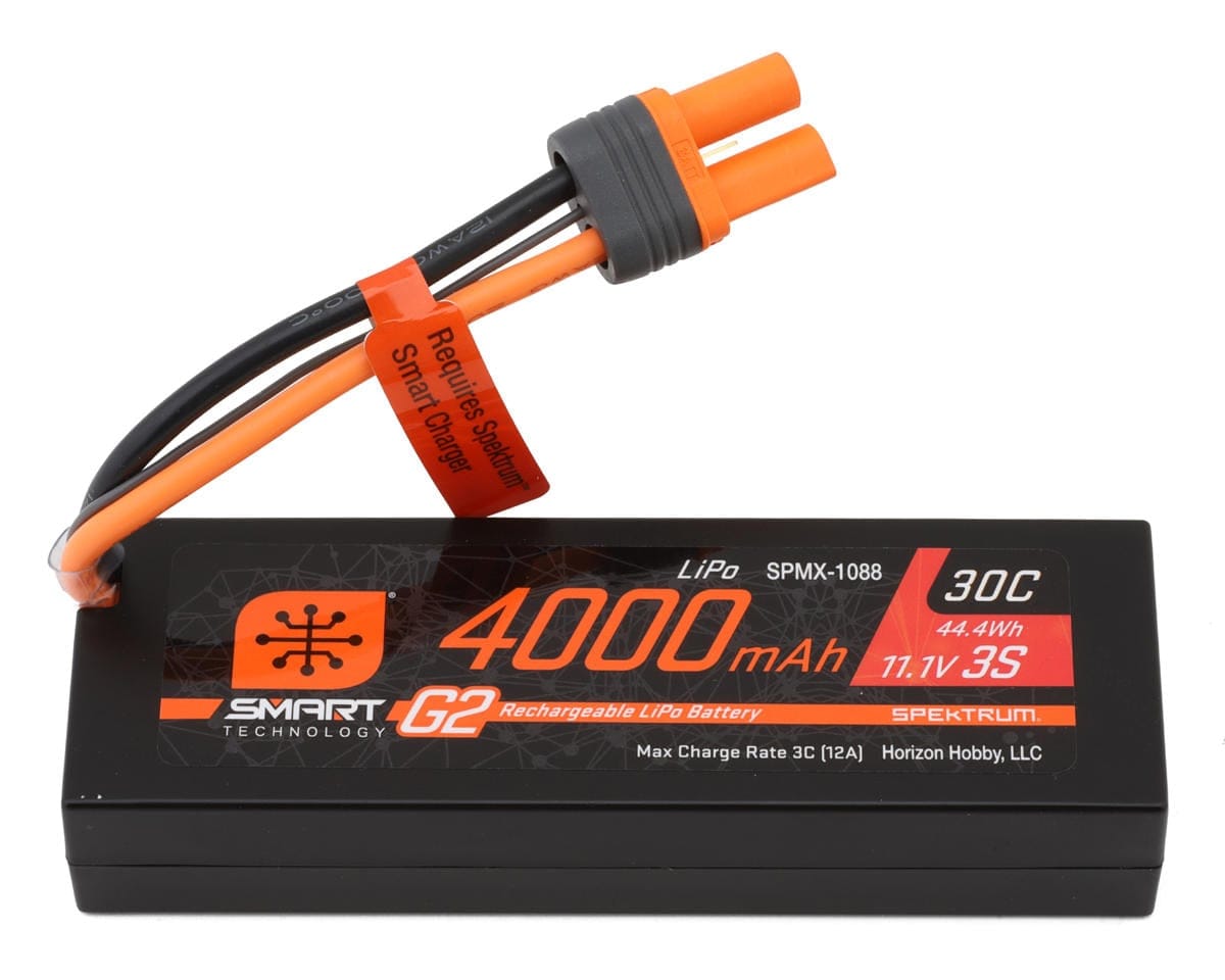Spektrum 4000mAh 3S 30C Smart G2 Hard Case LiPo IC5 SPMX-1088