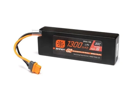 Spektrum 1300mAh 3S 11.1v 30C Smart G2 LiPo Battery with IC2 Connector, Grom BLX [SPMX - 1089] - Hobbytech Toys